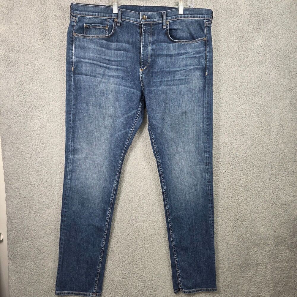 Rag & Bone Fit 2 Slim Jeans Mens 38x34 Blue Medium Wash Stretch Denim Pants USA